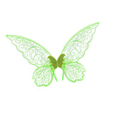 Maxbell Butterfly Wing Adults and Kids Photo Props Decor for Halloween Show Festival Green