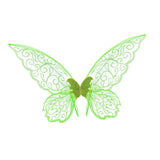 Maxbell Butterfly Wing Adults and Kids Photo Props Decor for Halloween Show Festival Green