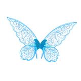 Maxbell Butterfly Wing Adults and Kids Photo Props Decor for Halloween Show Festival Blue