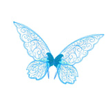 Maxbell Butterfly Wing Adults and Kids Photo Props Decor for Halloween Show Festival Blue