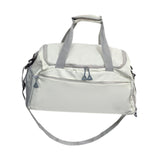 Maxbell Travel Duffle Bag Portable Sports Gym Bag for Outdoor Business Trip Fitness White