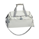 Maxbell Travel Duffle Bag Portable Sports Gym Bag for Outdoor Business Trip Fitness White