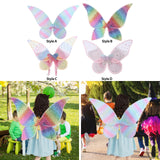 Maxbell Cosplay Costume Accessories Carnivals Elf Wing Dress up Butterfly Fairy Wing Style A