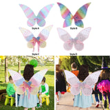 Maxbell Cosplay Costume Accessories Carnivals Elf Wing Dress up Butterfly Fairy Wing Style A