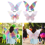 Maxbell Cosplay Costume Accessories Carnivals Elf Wing Dress up Butterfly Fairy Wing Style A