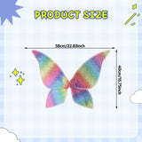 Maxbell Cosplay Costume Accessories Carnivals Elf Wing Dress up Butterfly Fairy Wing Style B