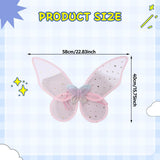 Maxbell Cosplay Costume Accessories Carnivals Elf Wing Dress up Butterfly Fairy Wing Style D