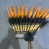 Maxbell Chief Indian Hat Artificial Feather Headdress for Stage Performance Carnival