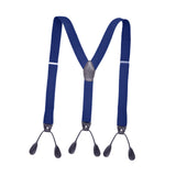 Maxbell Button End Suspenders Tuxedo Adjustable Straps Elastic Suspenders for Shorts