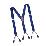 Maxbell Button End Suspenders Tuxedo Adjustable Straps Elastic Suspenders for Shorts