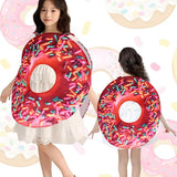Maxbell Kids Donut Costume Doughnut Cosplay Suit for Halloween Performance Role Play