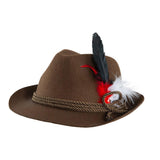 Maxbell Fedora Hat for Men Headwear Dress Decor Jazz Hat for Cocktail Party Dress up
