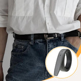 Maxbell Men Belt Strap with Hole Waistband PU Leather for Men for Office Work Travel