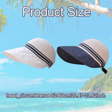 Maxbell Ponytail Sun Hat Wide Brim Sun Protection Headwear for Fishing Hiking Riding Khaki