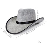 Maxbell Cowboy Hat Comfortable Fancy Dress up for Festival Cosplay Role Playing