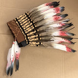Maxbell Chief Indian Feather Headdress Novelty for Celebrations Stage Show Halloween