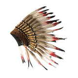 Maxbell Chief Indian Feather Headdress Novelty for Celebrations Stage Show Halloween