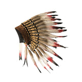 Maxbell Chief Indian Feather Headdress Novelty for Celebrations Stage Show Halloween