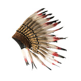 Maxbell Chief Indian Feather Headdress Novelty for Celebrations Stage Show Halloween