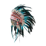 Maxbell Feather Headdress Decoration Indian Headdress for Party Festival Fancy Dress