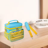 Maxbell Portable Travel Story Bag Cartoon with 12 Storybook Pockets for Audio Player