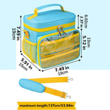 Maxbell Portable Travel Story Bag Cartoon with 12 Storybook Pockets for Audio Player