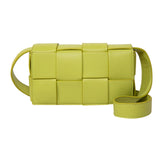 Maxbell Mini Woven Crossbody Bag Fashion Handbag with Adjustable Belt Shoulder Purse