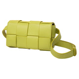 Maxbell Mini Woven Crossbody Bag Fashion Handbag with Adjustable Belt Shoulder Purse