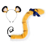 Maxbell Headband and Tail Cosplay Accessory Kit Versatile Lifelike Texture Simulated
