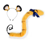 Maxbell Headband and Tail Cosplay Accessory Kit Versatile Lifelike Texture Simulated