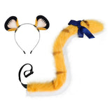 Maxbell Headband and Tail Cosplay Accessory Kit Versatile Lifelike Texture Simulated
