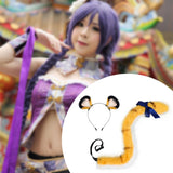 Maxbell Headband and Tail Cosplay Accessory Kit Versatile Lifelike Texture Simulated
