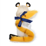 Maxbell Headband and Tail Cosplay Accessory Kit Versatile Lifelike Texture Simulated