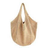 Maxbell Beach Tote Bag Knitted Portable Female for Women for Outdoor Mother Day Work