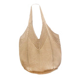 Maxbell Beach Tote Bag Knitted Portable Female for Women for Outdoor Mother Day Work