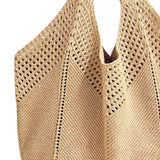 Maxbell Beach Tote Bag Knitted Portable Female for Women for Outdoor Mother Day Work