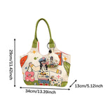 Maxbell Cute Tote Bag Women Female Underarm Bag for Valentine's Day Commuting Summer