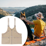 Maxbell Waistcoat Bag Polyester Nylon Multiuse Chest Pack for Fishing Skiing Camping