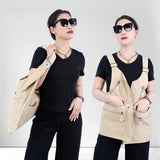 Maxbell Waistcoat Bag Polyester Nylon Multiuse Chest Pack for Fishing Skiing Camping