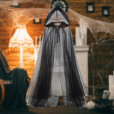 Maxbell Halloween Witch Cloak with Hood Robe Cape for Adults Stage Show Themed Party