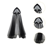 Maxbell Halloween Witch Cloak with Hood Robe Cape for Adults Stage Show Themed Party
