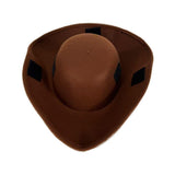 Maxbell Pirate Hat Gift for Adults, Men Women for Halloween Fancy Dress Role Playing Brown