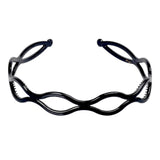 Maxbell 3 Pieces Headband Decoration Accessories Gifts Professional Stylish Headwrap Red Black Brown