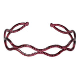 Maxbell 3 Pieces Headband Decoration Accessories Gifts Professional Stylish Headwrap Red Black Brown