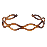Maxbell 3 Pieces Headband Decoration Accessories Gifts Professional Stylish Headwrap Red Black Brown