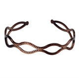 Maxbell 3 Pieces Headband Decoration Accessories Gifts Professional Stylish Headwrap Brown Blue