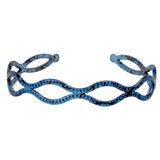 Maxbell 3 Pieces Headband Decoration Accessories Gifts Professional Stylish Headwrap Brown Blue