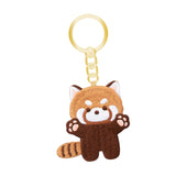 Maxbell Red Panda Keychain Gift Cartoon Creative Cute Hanging for Party Thanksgiving 4.8cmx5cm