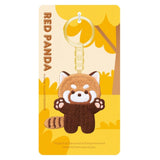 Maxbell Red Panda Keychain Gift Cartoon Creative Cute Hanging for Party Thanksgiving 4.8cmx5cm