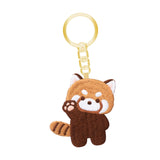 Maxbell Red Panda Keychain Gift Cartoon Creative Cute Hanging for Party Thanksgiving 5cmx5.2cm
